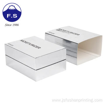 Luxury sliver paper cosmetic product packaging